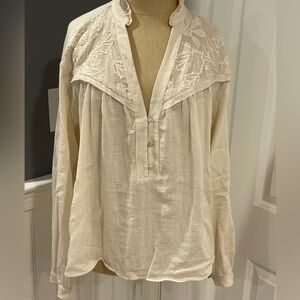 Zara Embroidered Rustic Blouse